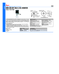 Thumbnail of document Data Sheet - DBLM Mini-Bin Dry Bulk Level Monitor